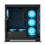Ant Esports Crystal X7 ATX Gaming Cabinet with Type-C (Black) - Image 4