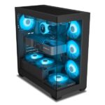 Ant Esports Crystal X7 ATX Gaming Cabinet with Type-C (Black) - Image 2