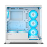 Ant Esports Crystal X7 ATX Gaming Cabinet with Type-C (White) - Image 3