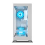 Ant Esports Crystal X7 ATX Gaming Cabinet with Type-C (White) - Image 2