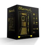 Ant Esports Crystal XL (ATX) Mid Tower Without Fan Cabinet (Black) - Image 5