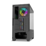 Ant Esports Crystal Z3 ARGB (ATX) Mid Tower Cabinet (Black) - Image 2