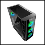 Ant Esports Dynamic GT ARGB (E-ATX) Mid Tower Cabinet (Black) - Image 2