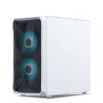 Ant Esports ICE-100 Air Mini Mesh (M-ATX) Mini Tower Cabinet (White) - Image 4