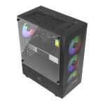Ant Esports ICE-100 Auto RGB (ATX) Mid Tower Cabinet (Black) - Image 3