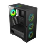 Ant Esports ICE-110 Auto RGB (E-ATX) Mid Tower Cabinet (Black) - Image 3