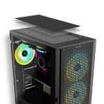 Ant Esports ICE-4000 RGB (ATX) Cabinet (Black) - Image 2