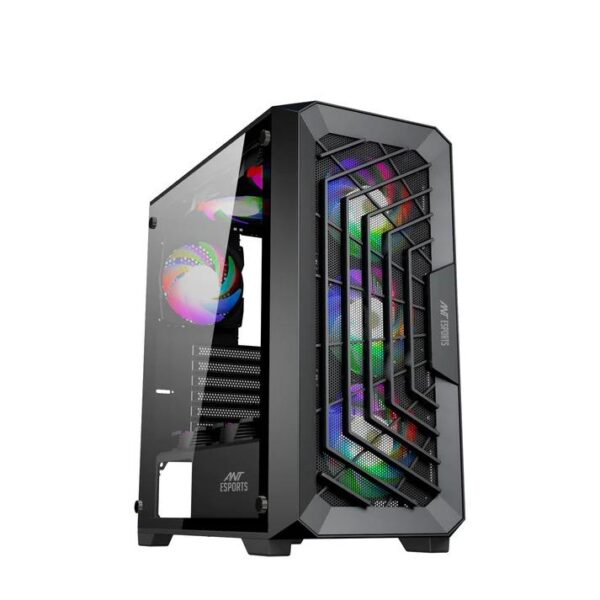 Ant Esports SX5 Mid-Tower Gaming Cabinet Black