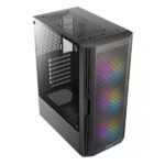 Antec AX20 RGB Tempered Glass High Airflow Mid-Tower Gaming Cabinet - Image 3