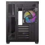 Antec CX800 Wood ARGB Mid Tower Tempered Glass PC Gaming Case (Black) - Image 4
