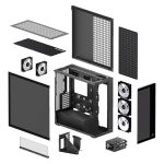 Arctic Xtender VG E-ATX Black Tinted Glass Mid-Tower Case - Image 2