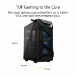 Asus TUF Gaming GT301 ARGB Cabinet (Black) - Image 3