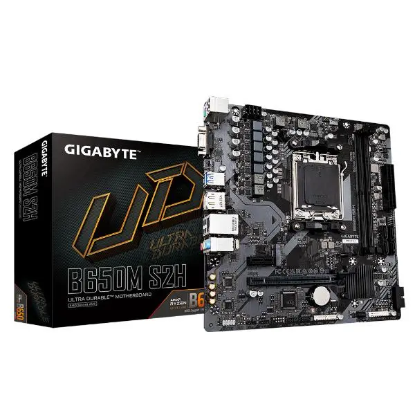 B650M-S2H-01.webp Gigabyte B650M S2H (rev. 1.0) mATX AM5 Motherboard - Image 1