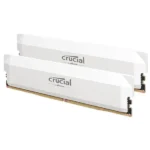 Crucial 32GB (2x16GB) Pro Overclocking DDR5 6400 MT/s UDIMM Memory Kit (White)
