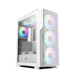 Circle Eliminator X5 TYPE C 2.0 Mid-Tower Computer Case Gaming Cabinet – White