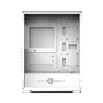 Circle Eliminator X5 TYPE C 2.0 Mid-Tower Computer Case Gaming Cabinet – White - Image 2