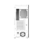 Circle Eliminator X5 Mid-Tower Computer Case Gaming Cabinet – White - Image 4