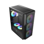 Circle Eliminator X5 TYPE C 2.0 Mid Tower Computer Case Gaming Cabinet – Black - Image 2