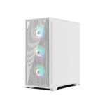Circle Furious Mesh 240 ARGB Mid-Tower Computer Case Gaming Cabinet – White - Image 2
