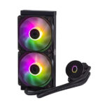Cooler Master MasterLiquid 240L Core 240mm ARGB CPU Liquid Cooler (Black) - Image 3