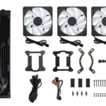 Cooler Master MasterLiquid 360L Core 360mm ARGB CPU Liquid Cooler (Black) - Image 2