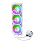 Cooler Master MasterLiquid 360L Core ARGB 360mm CPU Liquid Cooler (White) - Image 2