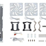 Cooler Master MasterLiquid 360L Core ARGB 360mm CPU Liquid Cooler (White) - Image 3