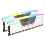 Corsair Vengeance RGB 32GB (16GBx2) DDR5 6400MHz Ram (White) - Image 2