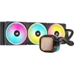 Corsair iCUE Link H150i LCD RGB 360mm CPU Liquid Cooler (Black) - Image 3