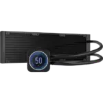 Corsair ICUE H150i Elite LCD XT Display RGB Black All In One 360mm CPU Liquid Cooler - Image 2