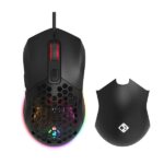 Cosmic Byte Firestorm RGB Wired Gaming Mouse with PTFE feet (black) - Image 2