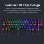 Redragon K599 Deimos Wireless Wired Mechanical Gaming Keyboard - Image 4