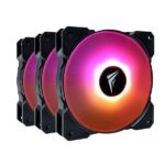 Frostec FS-120A 120mm Triple ARGB Fans Pack with ARGB Controller - Image 2