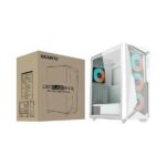 Gigabyte C301 Glass ARGB (E-ATX) Mid Tower Cabinet (White) - Image 2