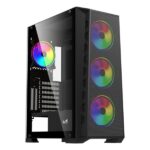 ICEMASTER Frosty Computer Gaming Cabinet (Black)