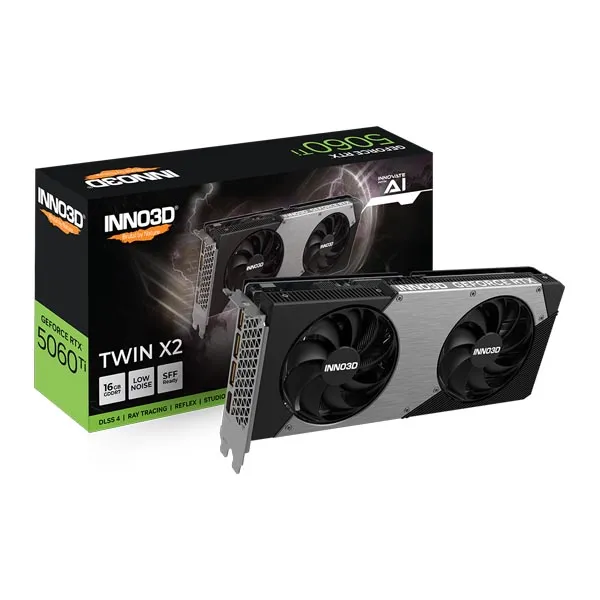 INNO3D GeForce RTX 5060 Ti 16GB TWIN X2 Graphics Card