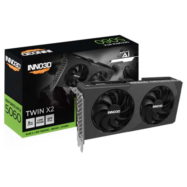 INNO3D GeForce RTX 5060 Twin X2 8GB GDDR7 Graphics Card