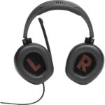 BL Quantum 300 Wired Over Ear Gaming Headphones with Mic (Black - Image 4