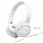 JBL Tune 520C On Ear Type C Wired Headphone (White) - Image 2