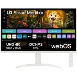 LG 32SR75U 32″ 4K UHD (3840 x 2160) Smart Monitor with Steaming TV (White)