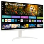 LG 32SR75U 32″ 4K UHD (3840 x 2160) Smart Monitor with Steaming TV (White) - Image 4