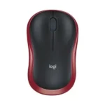 Logitech M185 Wireless USB Mouse (Red)