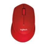 Logitech M331 Silent Plus Wireless Mouse (Red)