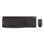 Logitech MK120 Wired USB Keyboard and Mouse Combo (Black)