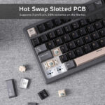 RK ROYAL KLUDGE M75 Phantom Mechanical Keyboard Blue Switch - Image 3