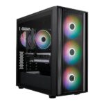 Cooler Master MasterBox 600 ARGB Tempered Glass ATX Cabinet Black - Image 5