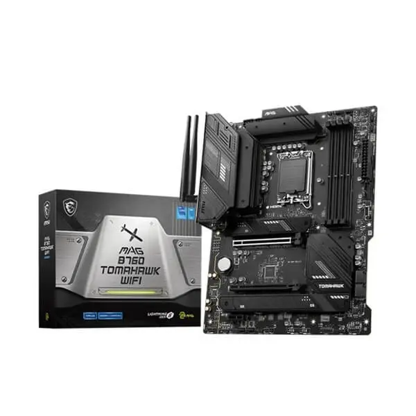 MSI MAG B760 Tomahawk WIFI Intel Motherboard Supports Intel 12th , 13th & 14th Gen Processors