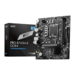MSI Pro B760M-E DDR4 Intel Motherboard Supports Intel 12th , 13th & 14th Gen Processors
