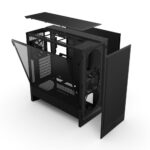 NZXT H5 Flow 2024 Compact ATX Mid-Tower PC Gaming Case (Black) - Image 6