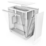 NZXT H7 Flow RGB (2024) ATX Mid Tower Airflow Cabinet (White) - Image 7